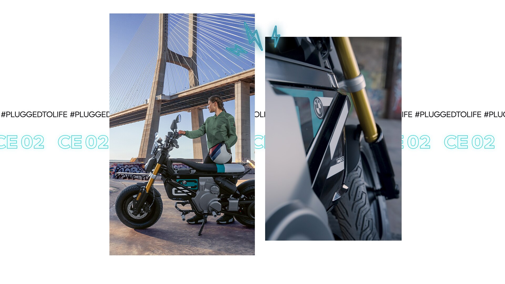 La CE 02 eléctrica de BMW Motorrad. Ni moto eléctrica ni scooter eléctrico: eParkourer.