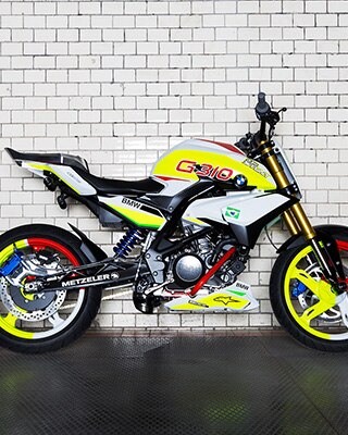 La BMW Concept Stunt G 310.