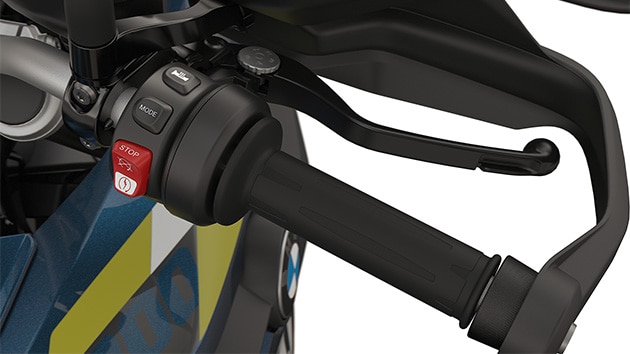 La calefacción de puños de la BMW F 800 GS