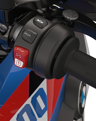 La calefacción de puños de la BMW F 800 GS