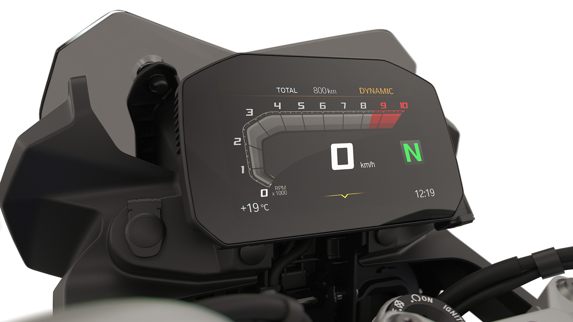 Pantalla TFT con conectividad de la BMW F 800 GS