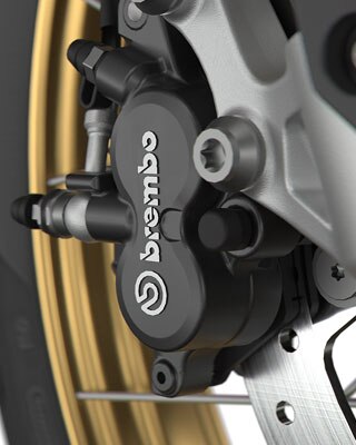 Sistema de frenos Brembo de primera