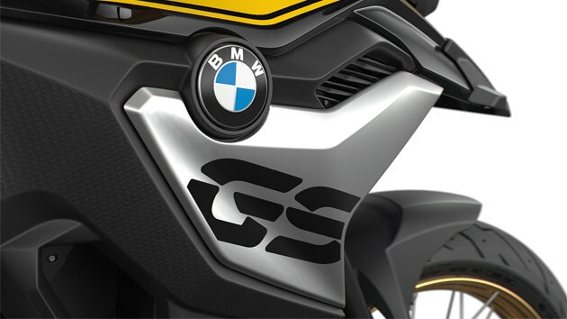 Llamativo logotipo GS en el asiento