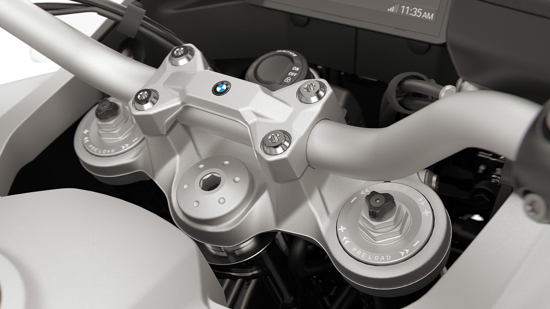 La horquilla ajustable F 900 GS Adventure de BMW Motorrad