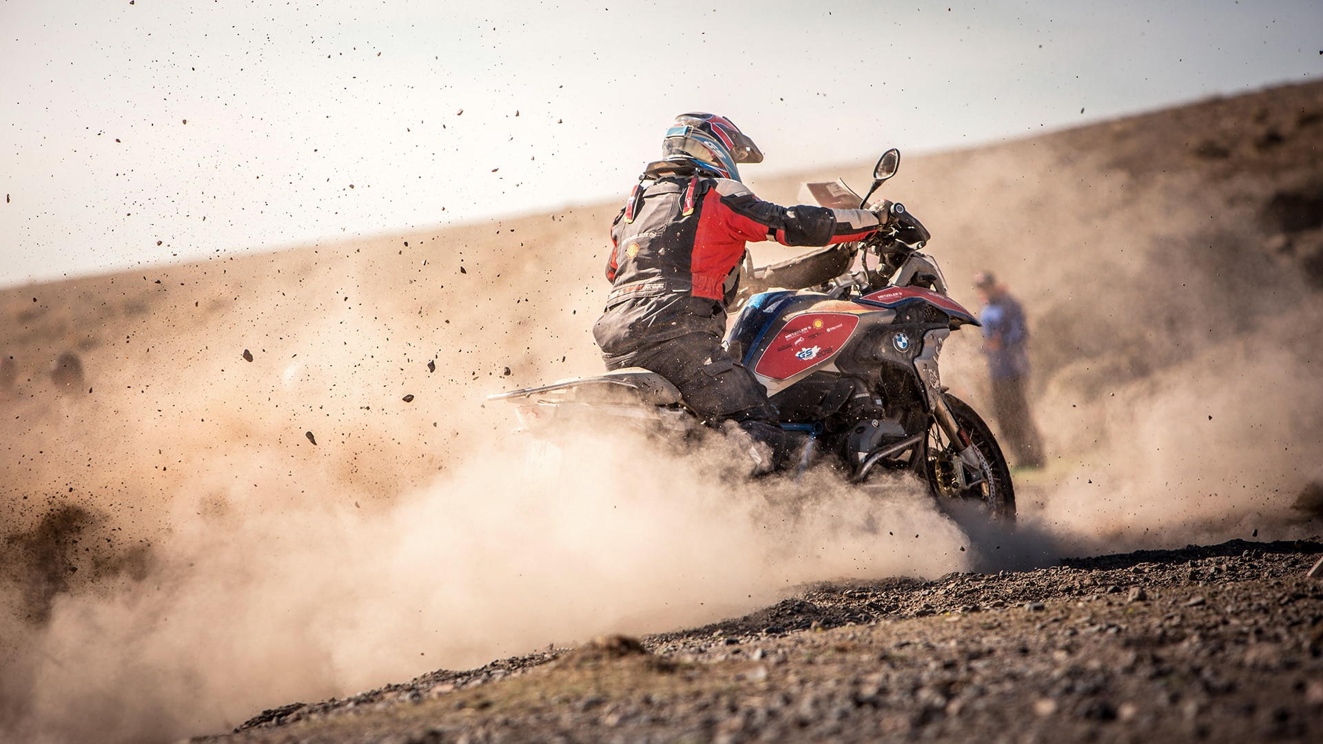 La R 1250 GS Adventure sobre el terreno.