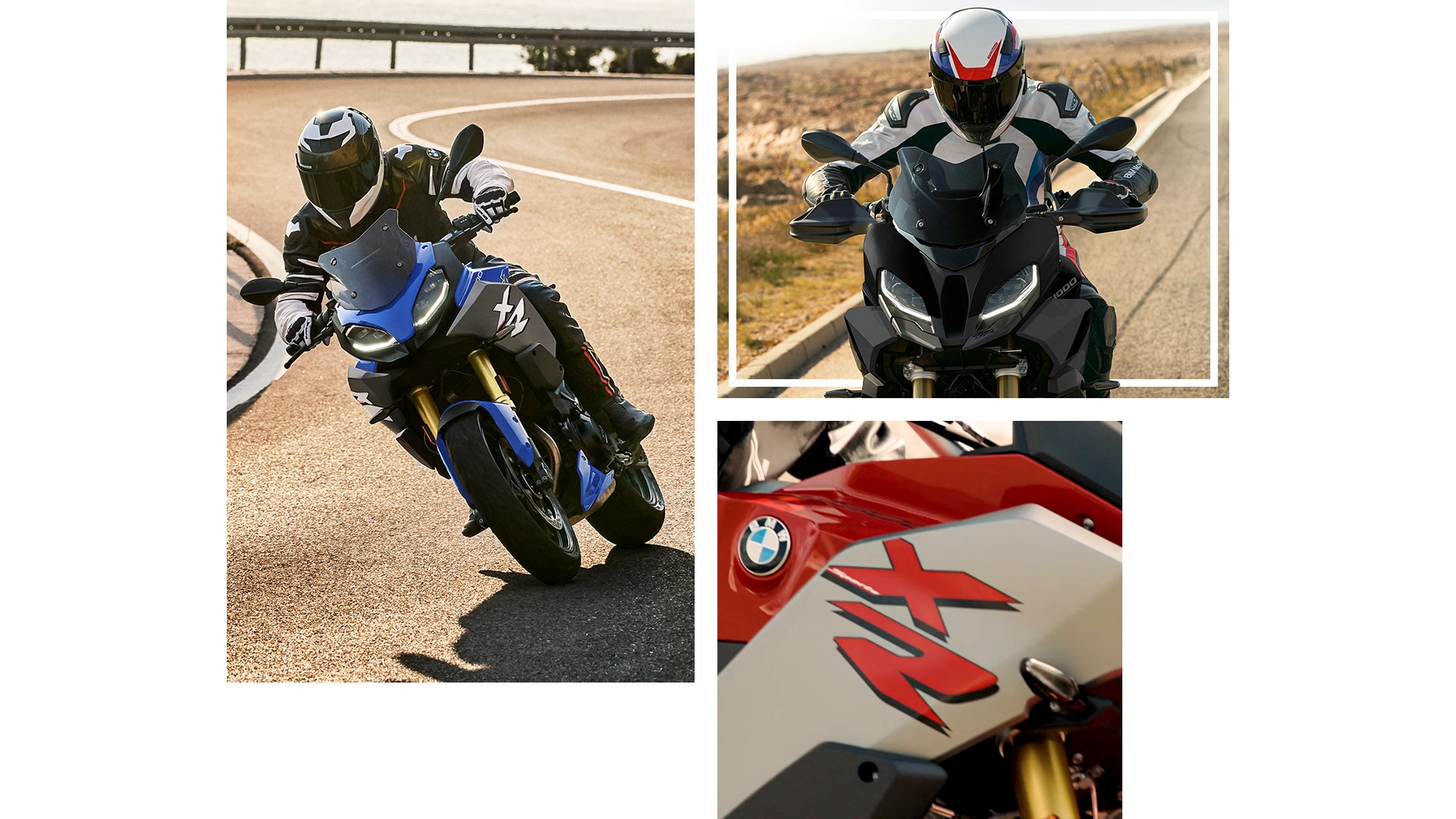 Collage de los modelos XR de BMW Motorrad.