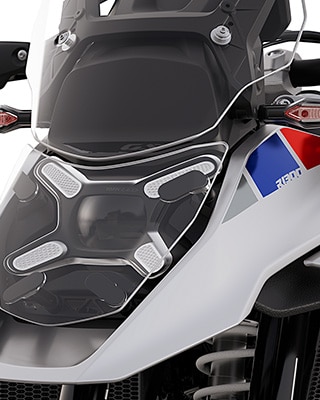 La parte frontal de la R 1300 GS Trophy de BMW Motorrad
