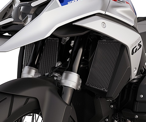 La rejilla de protección del radiador de la R 1300 GS Trophy de BMW Motorrad
