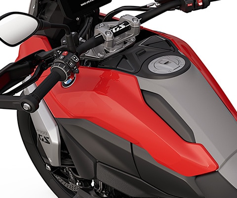 La línea continua del asiento del depósito de la R 1300 GS de BMW Motorrad