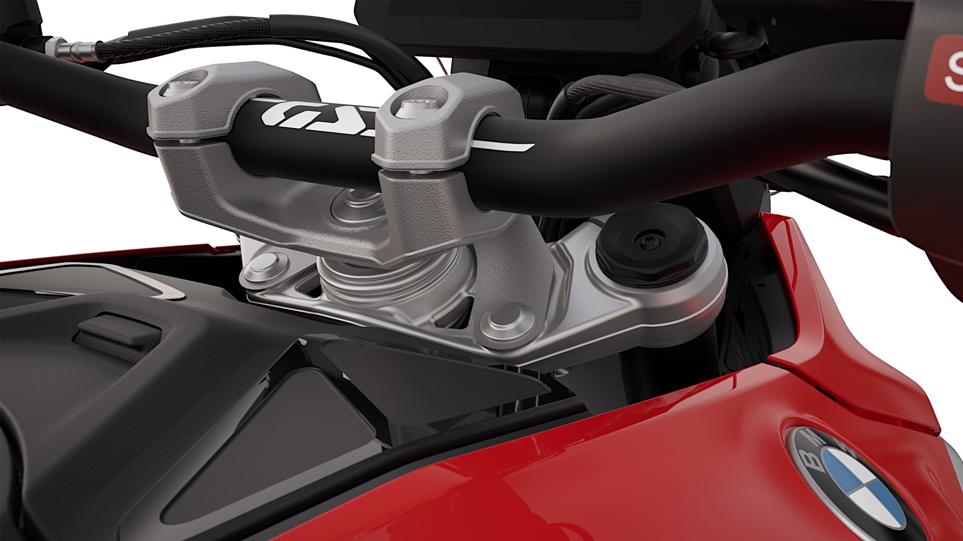 Puente de la horquilla con BMW EVO Telelever de la R 1300 GS de BMW Motorrad