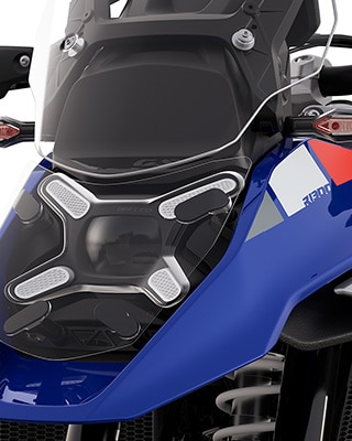 La parte frontal de la R 1300 GS Trophy de BMW Motorrad