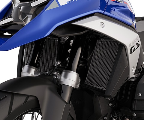 La rejilla de protección del radiador de la R 1300 GS Trophy de BMW Motorrad