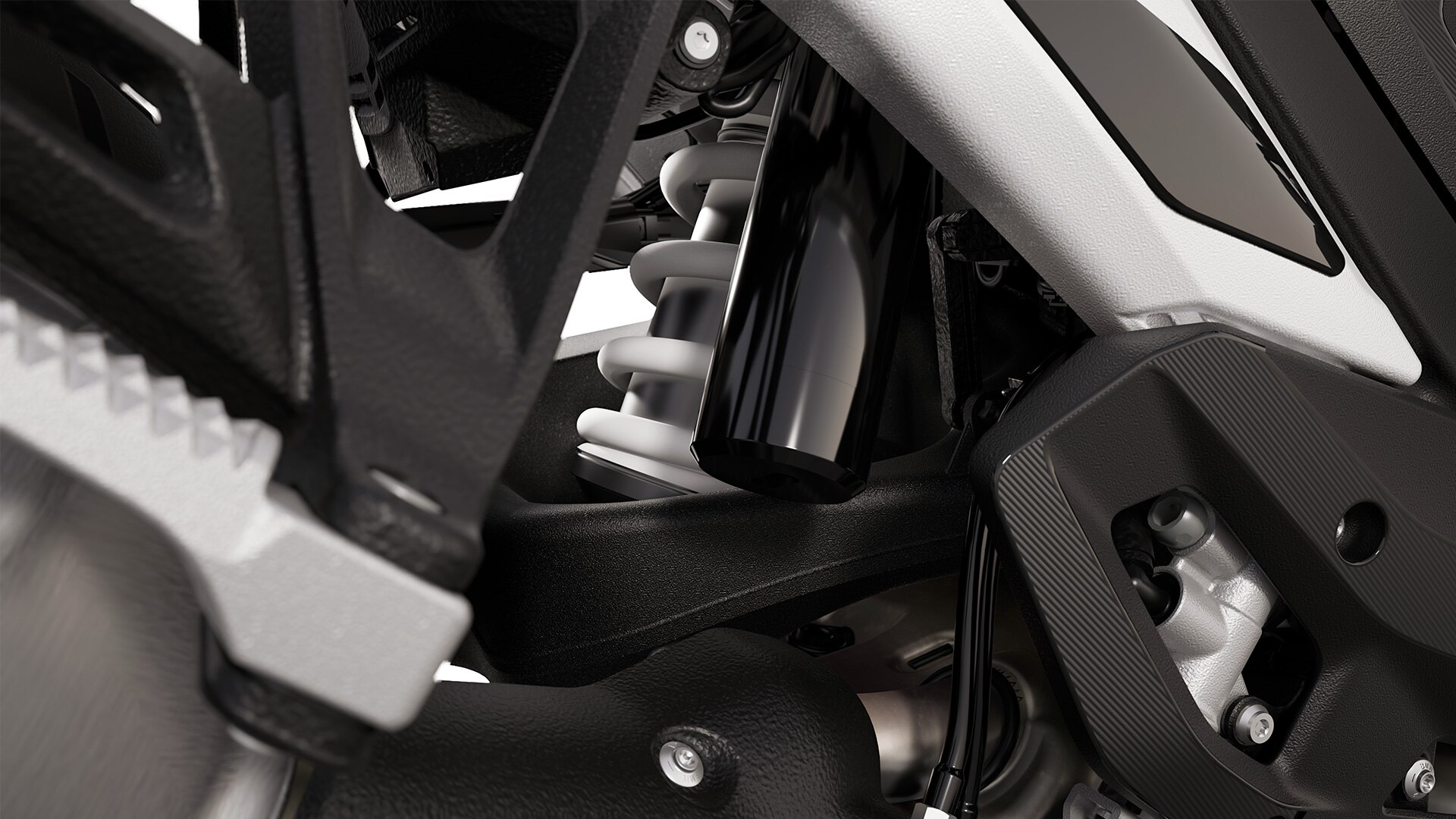 La amortiguación deportiva de la R 1300 GS Trophy de BMW Motorrad