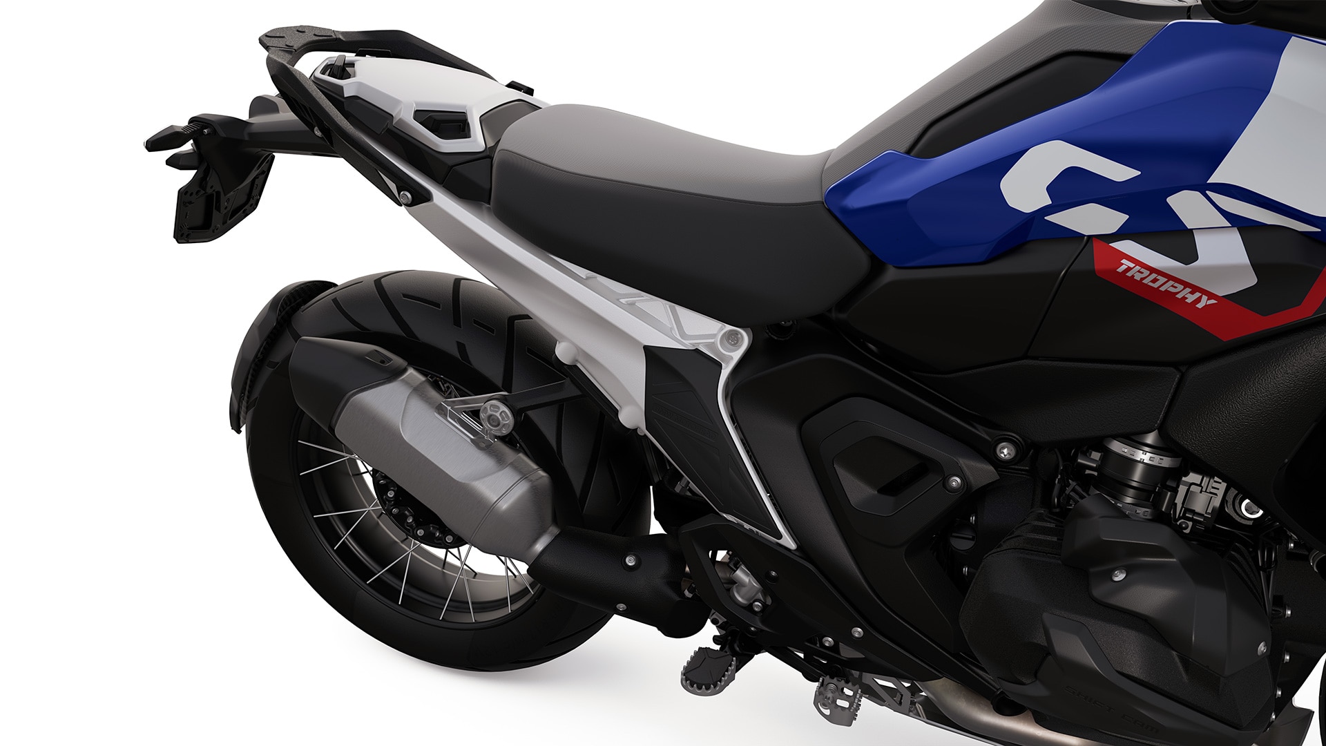 La zaga para modo en solitario de la R 1300 GS Trophy de BMW Motorrad