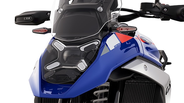La parte frontal de la R 1300 GS Trophy de BMW Motorrad