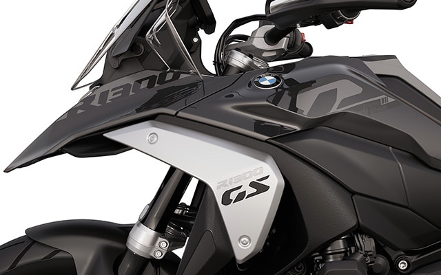 La inscripción «Triple Black» de la R 1300 GS de BMW Motorrad