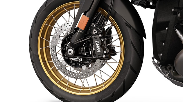 Ruedas de radios cruzados de la R 1300 GS Triple Black