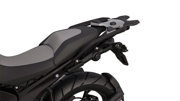 El sistema portaequipajes de la R 1300 GS Triple Black de BMW Motorrad