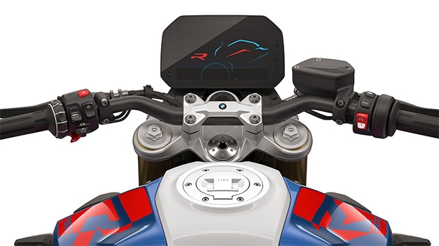 La horquilla telescópica invertida regulable de la F 900 R de BMW Motorrad