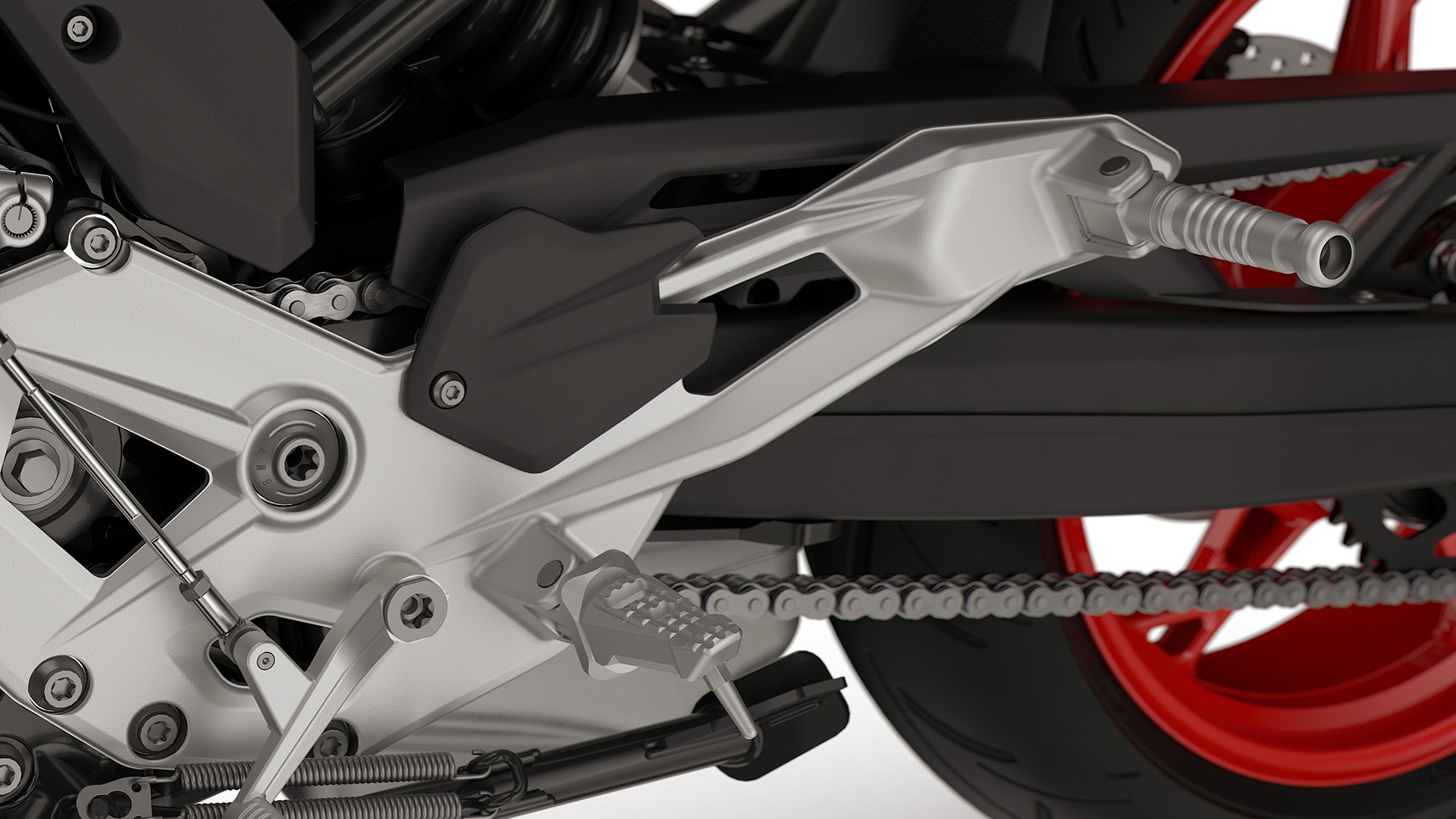 Los reposapiés de la F 900 R de BMW Motorrad