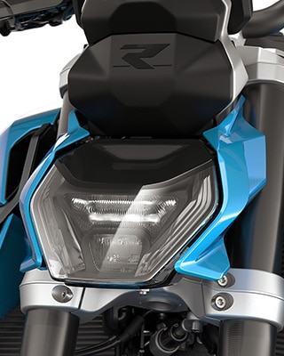 El faro de la R 1300 R de BMW Motorrad