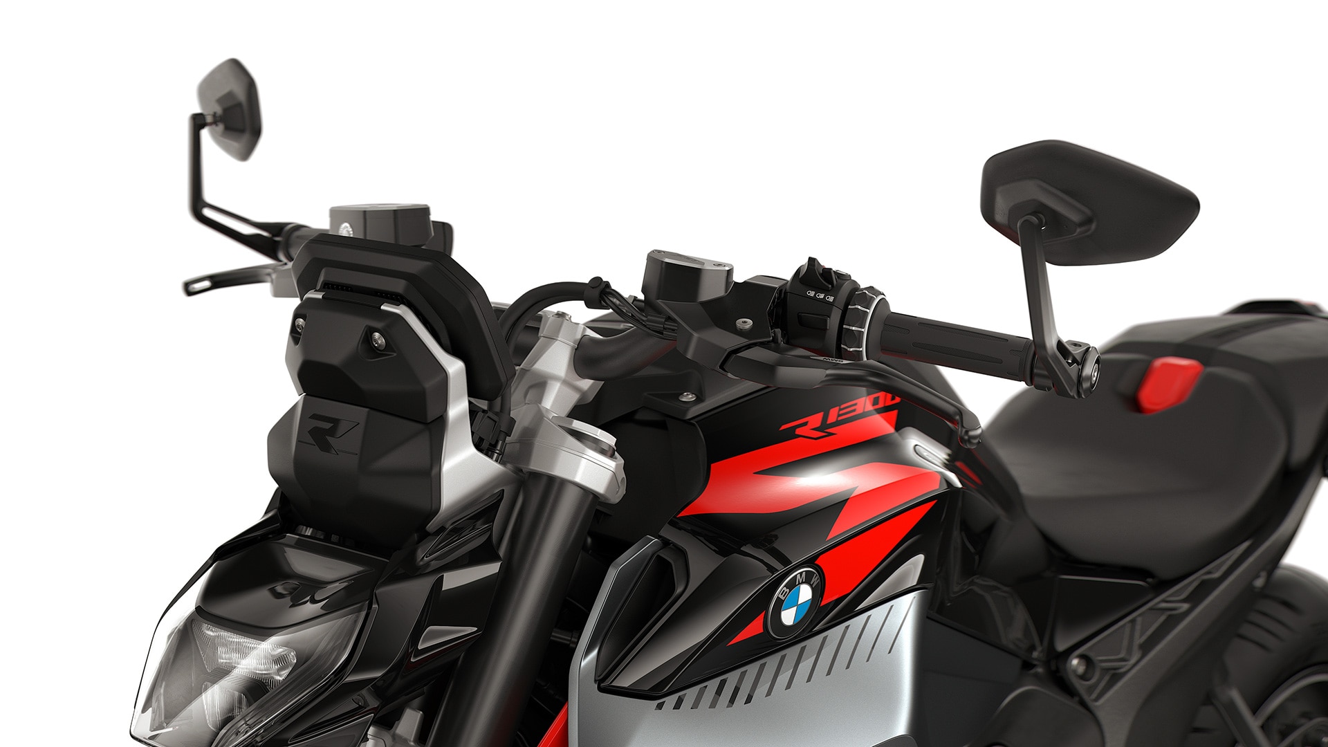 Espejos de los extremos del manillar de la R 1300 R de BMW Motorrad