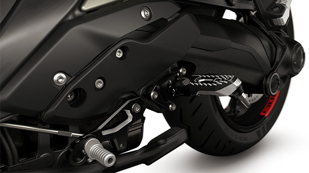 El juego de estriberas regulables de la R 1300 R de BMW Motorrad