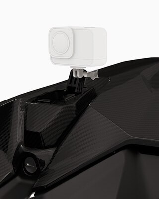 Cubierta del saliente M Carbon con adaptador de cámara