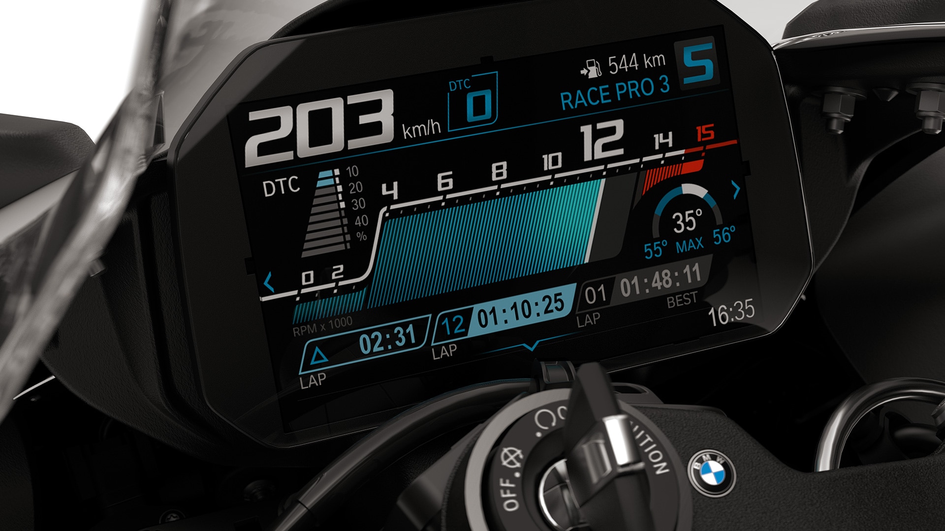 GPS Laptrigger M orientado al rendimiento y registrador de datos