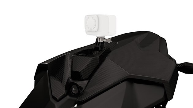 Cubierta del saliente M Carbon con adaptador de cámara