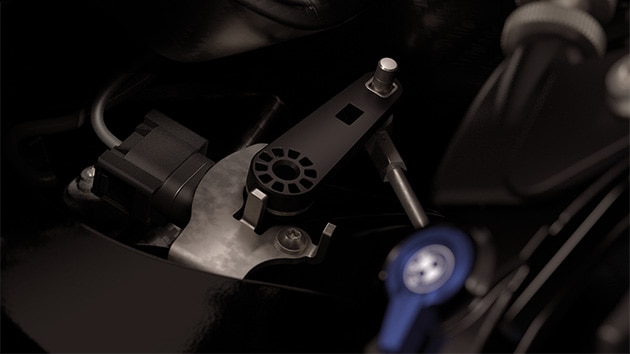 El sensor del ángulo de dirección de la S 1000 RR
