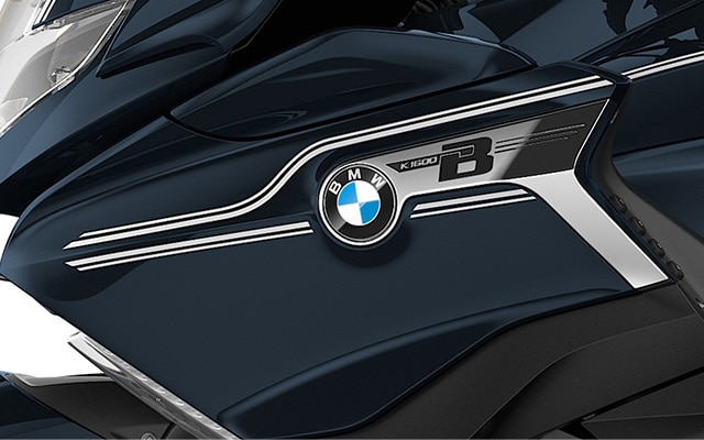 La BMW K 1600 B Edition II de BMW Motorrad en Azul imperial metalizado