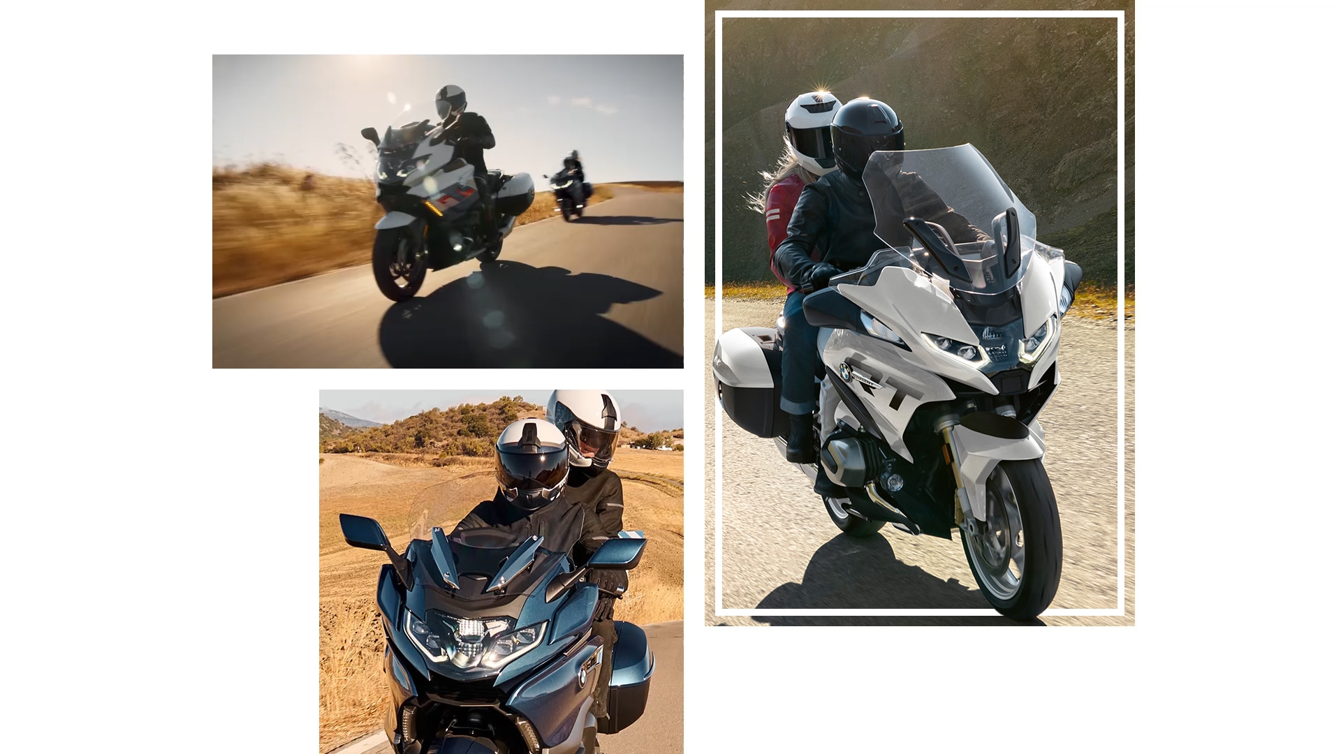 Imágenes durante la conducción de la Tourer de BMW Motorrad.