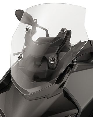 El BMW C 400 GT con parabrisas ajustable