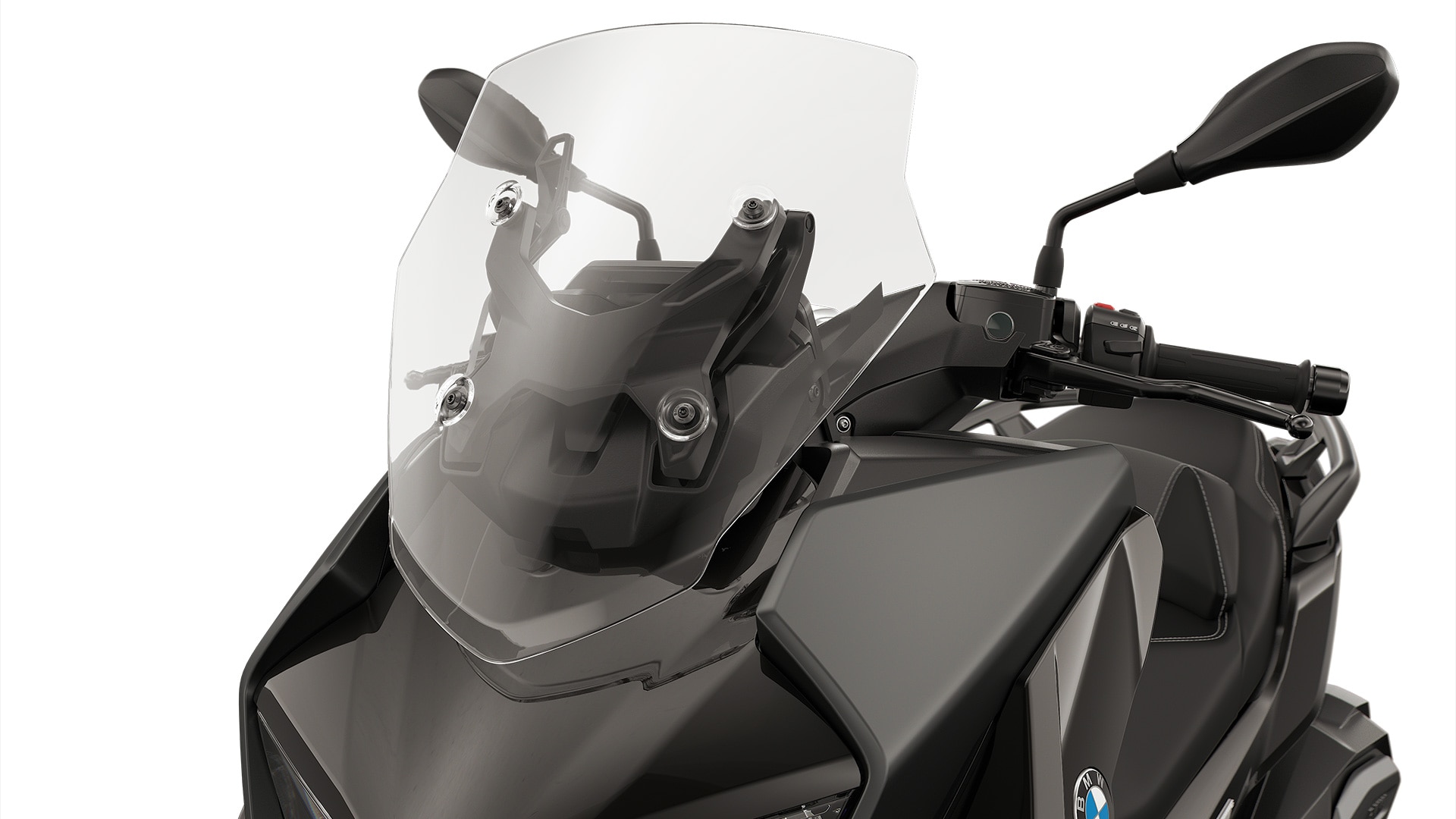 El BMW C 400 GT con parabrisas ajustable