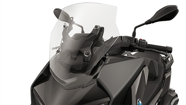 El BMW C 400 GT con parabrisas ajustable