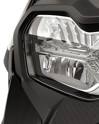 El diseño frontal mejorado del C 400 X de BMW Motorrad