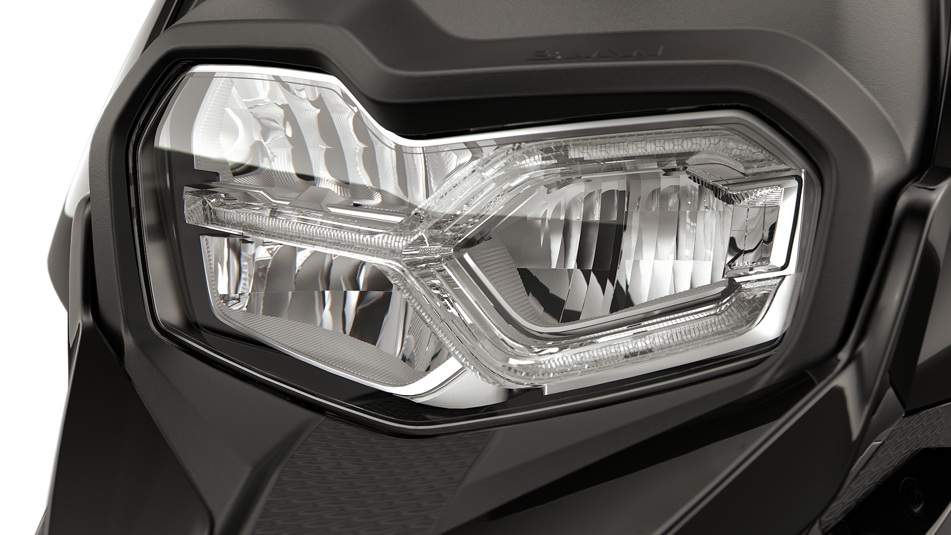 El diseño frontal mejorado del C 400 X de BMW Motorrad