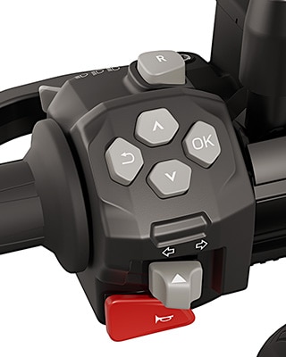 El manejo del manillar de la e-parkourer CE 02 de BMW Motorrad