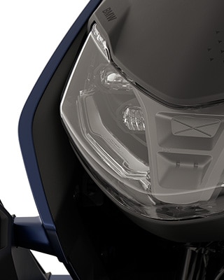 El diseño de iluminación del CE 04 de BMW Motorrad