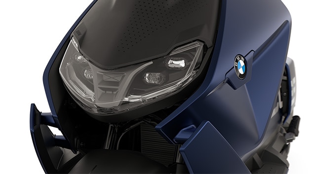 El diseño de iluminación del CE 04 de BMW Motorrad